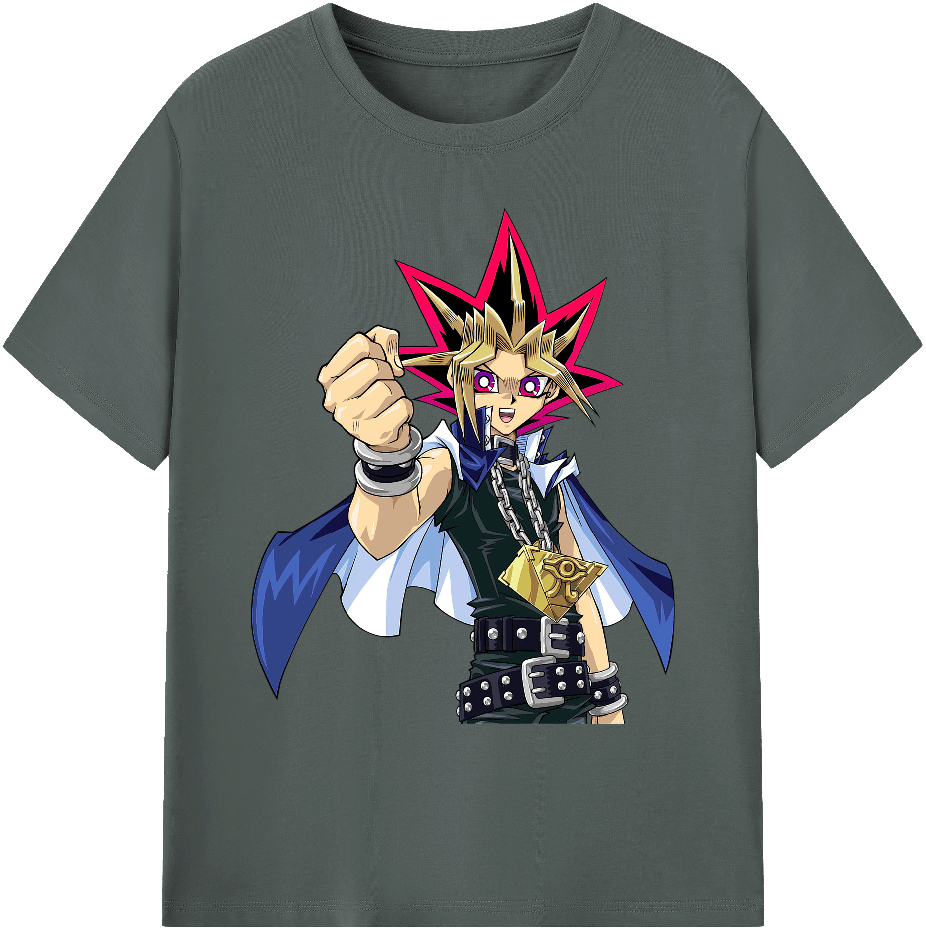 （画像用） 遊☆戯☆王 Yu-Gi-Oh! 綿100％ メンズ半袖Tシャツ｜肌触りやわらか＆通気性